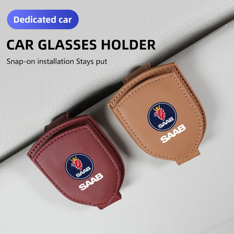 

Car Sun Visor Glasses Holder Clip For SAAB 9-3 9-5 93 9000 900 9-7 600 99 9-X 97X Turbo X Monster 9-2X GT750 92 Sweden Decal