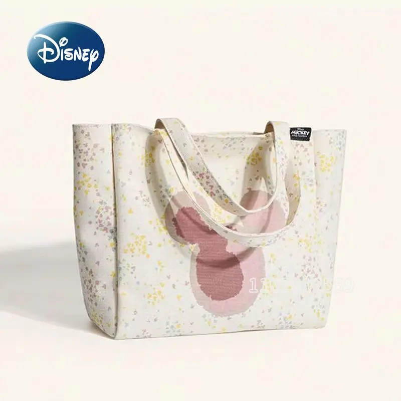 Disney Mickey 2023 New Women's Handbag Luxury Brand Fashion Women's Bag Large Capacity Multifunctional Cartoon Cute Tote Bag