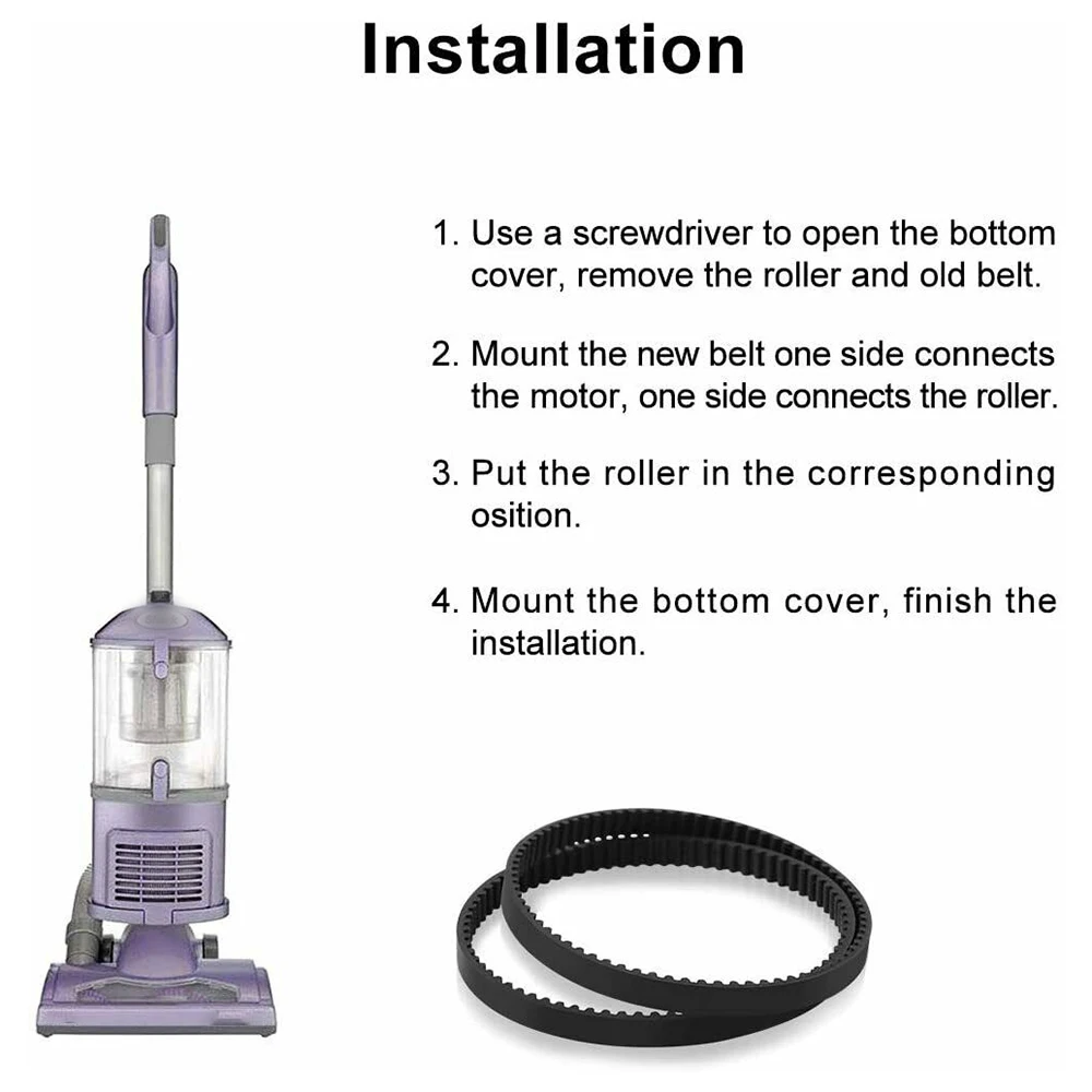 

2Pcs Belt For Shark Navigator Lift-Away Pro NV352 Household Supplies NV355 NV356 Replacement Vacuum Cleaner 2020