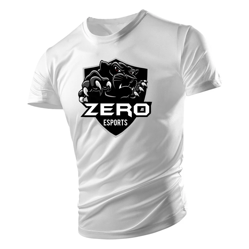 

Футболка мужская с надписью Zero, уличная спортивная уличная одежда с 2D принтом, с коротким рукавом для взрослых, разноцветная, большие размер...