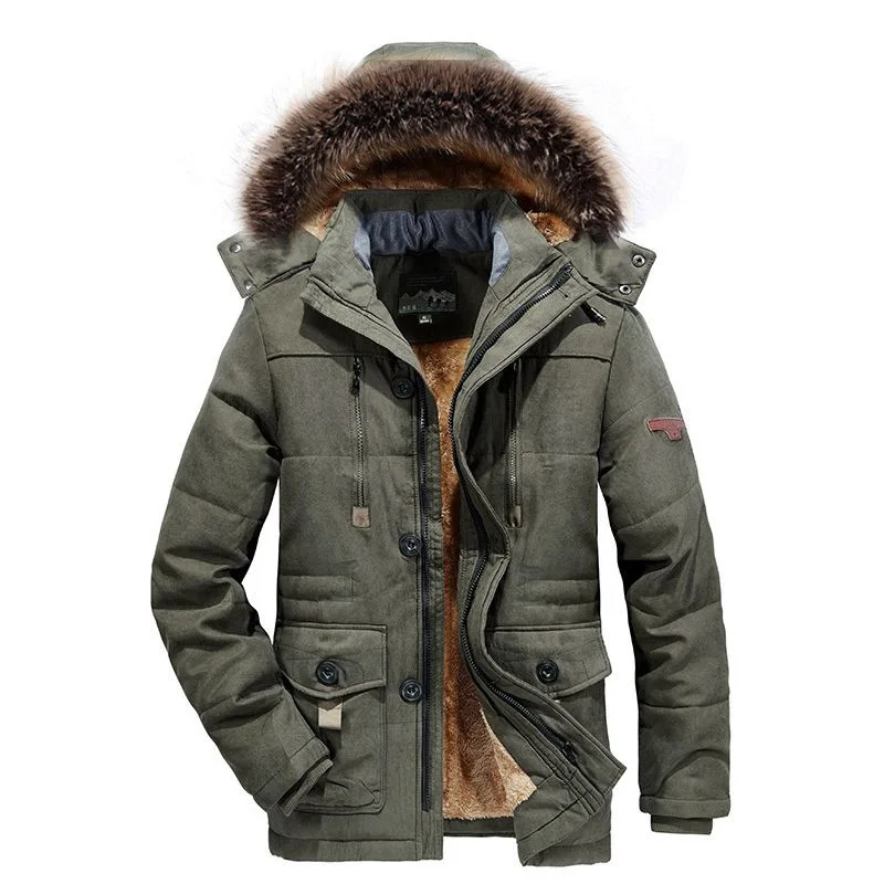 Winter Parkas Men Down Jacket Male White Duck Down Hooded Outdoor Thick Warm Padded Snow Oversized plus size