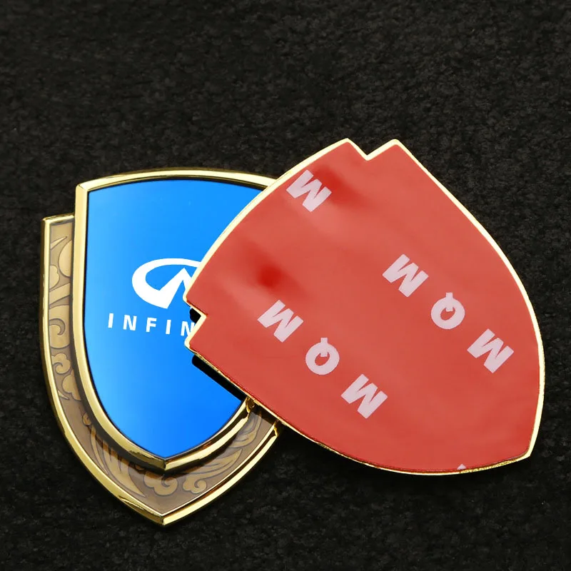 3D металлический корпус автомобиля Багажник крыло украшение щит