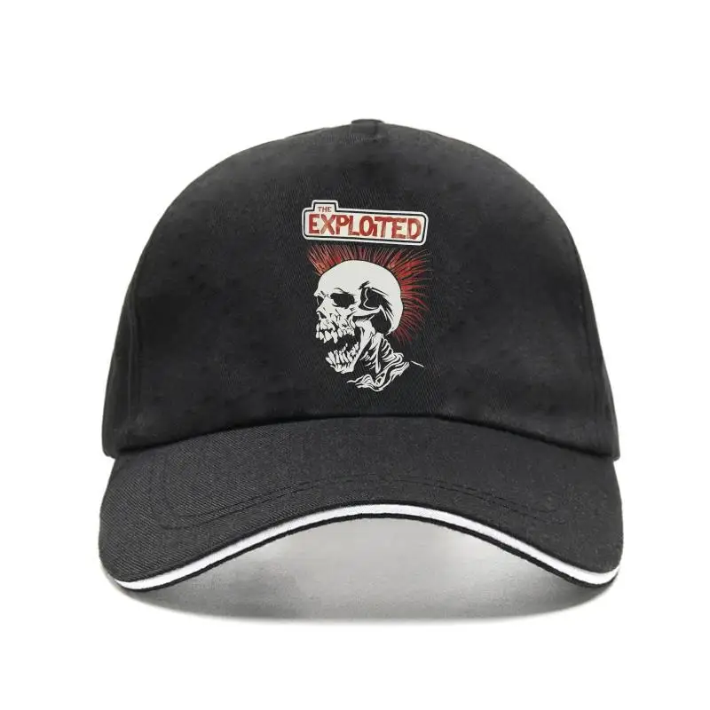 

The Exploited Baseball Cap Mens one size Snapback Punk Band Graphic Cotton Black Skull Birthday Gift Baseball Caps