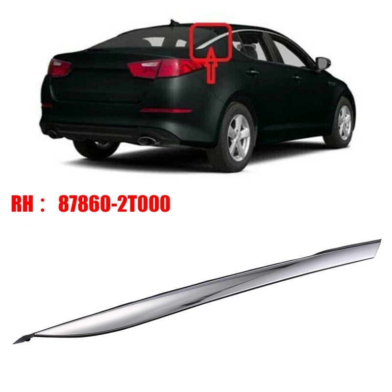 

Car Center Column Chrome-Plated Molding Quarter Panel Trim ABS For Kia Optima 2011-2015 Optima Hybrid