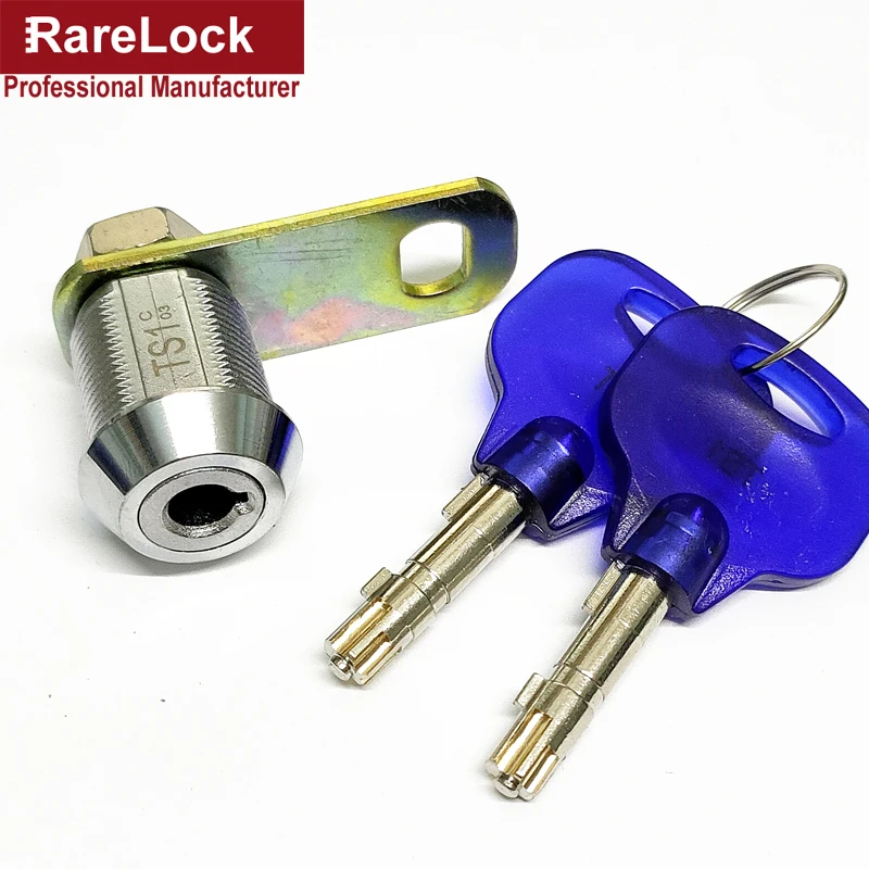 

Cabinet Cam Lock for ATM Cash Box Safe- Box Equipment with Brass Key High Security DIY Hardware Rarelock MMS364 A