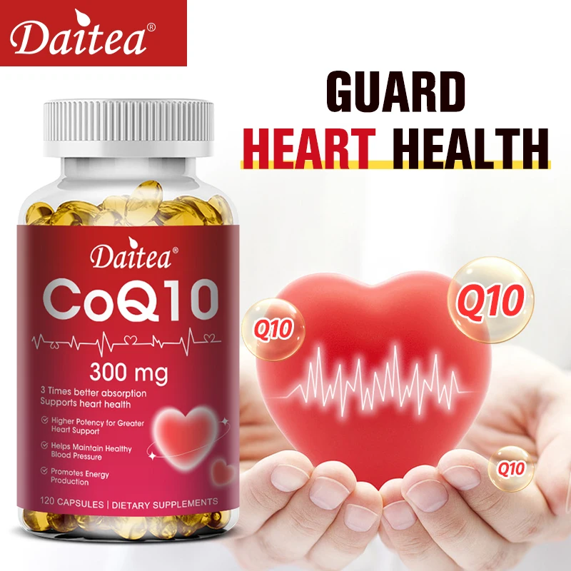 

Coenzyme Q-10 Capsules - Helps Promote Cardiovascular Health, Energy Production, Immune Enhancement, Antioxidant, Anti-aging.