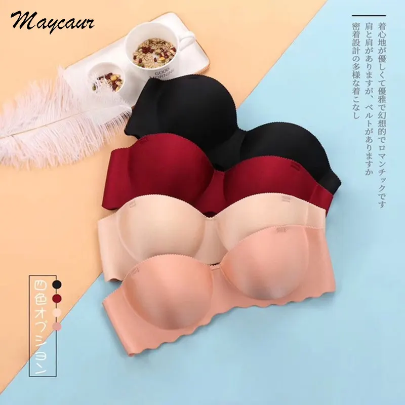 

Sexy Convertible Straps Woman Bra Seamless Microthorax Push Up Lady Brassiere Traceless One-Piece Female Underwear Girl Bras
