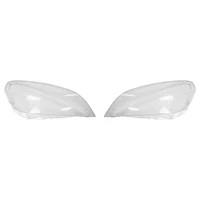 1Pair Car Front Headlight Lens Cover Transparent Lampshade Shell Glass Head Light Cover for Volvo S60 V60 S60L 2009-2013