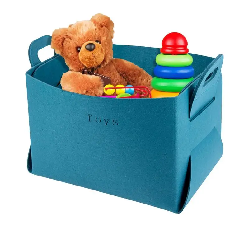 

Felt Storage Baskets Home Bathroom Laundry Bucket Office Sundries Box Toy Storage Box Storage Kids Toy Chest Box For Organizing