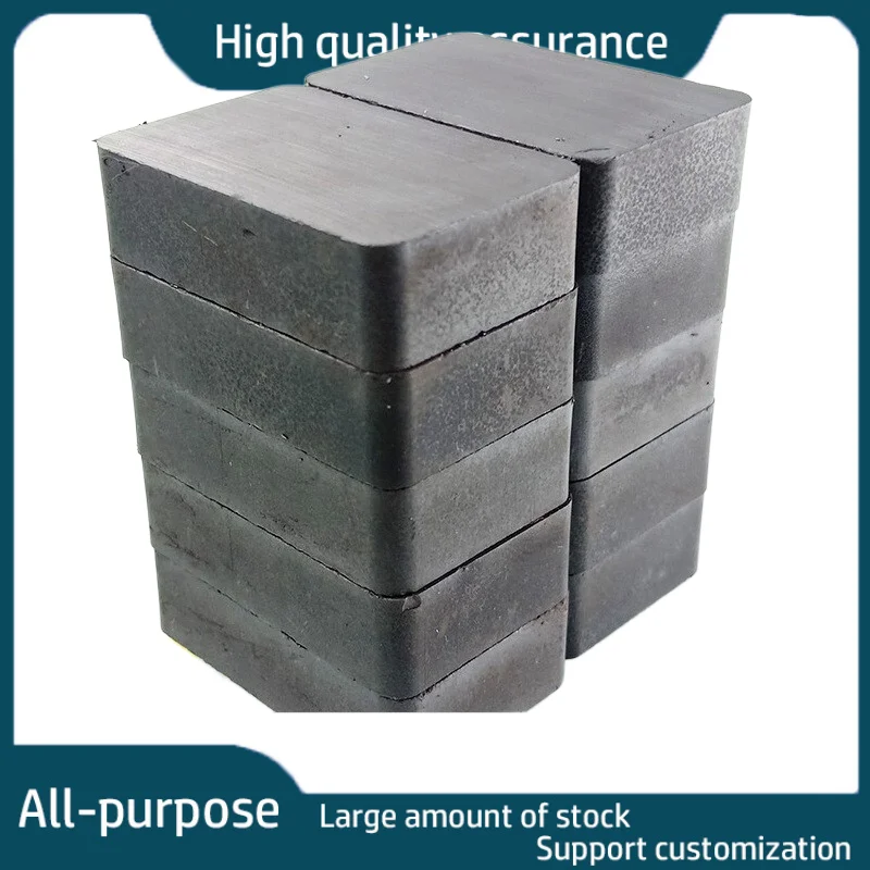 Ферритовый маленький магнит в форме кольца из стали черный магнитный