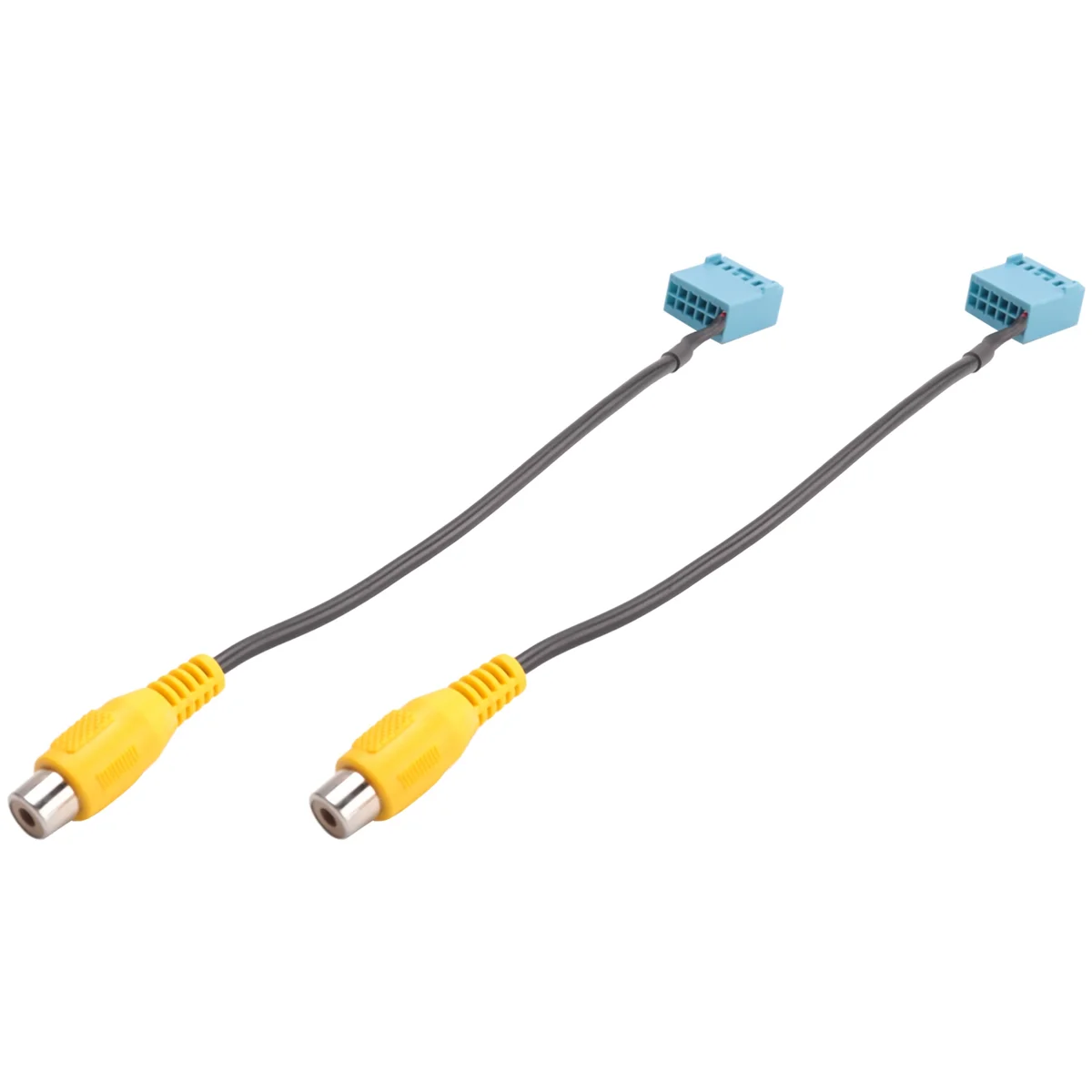 2 шт. автомобильная камера заднего вида RCA видеокамера конвертируемый кабель для