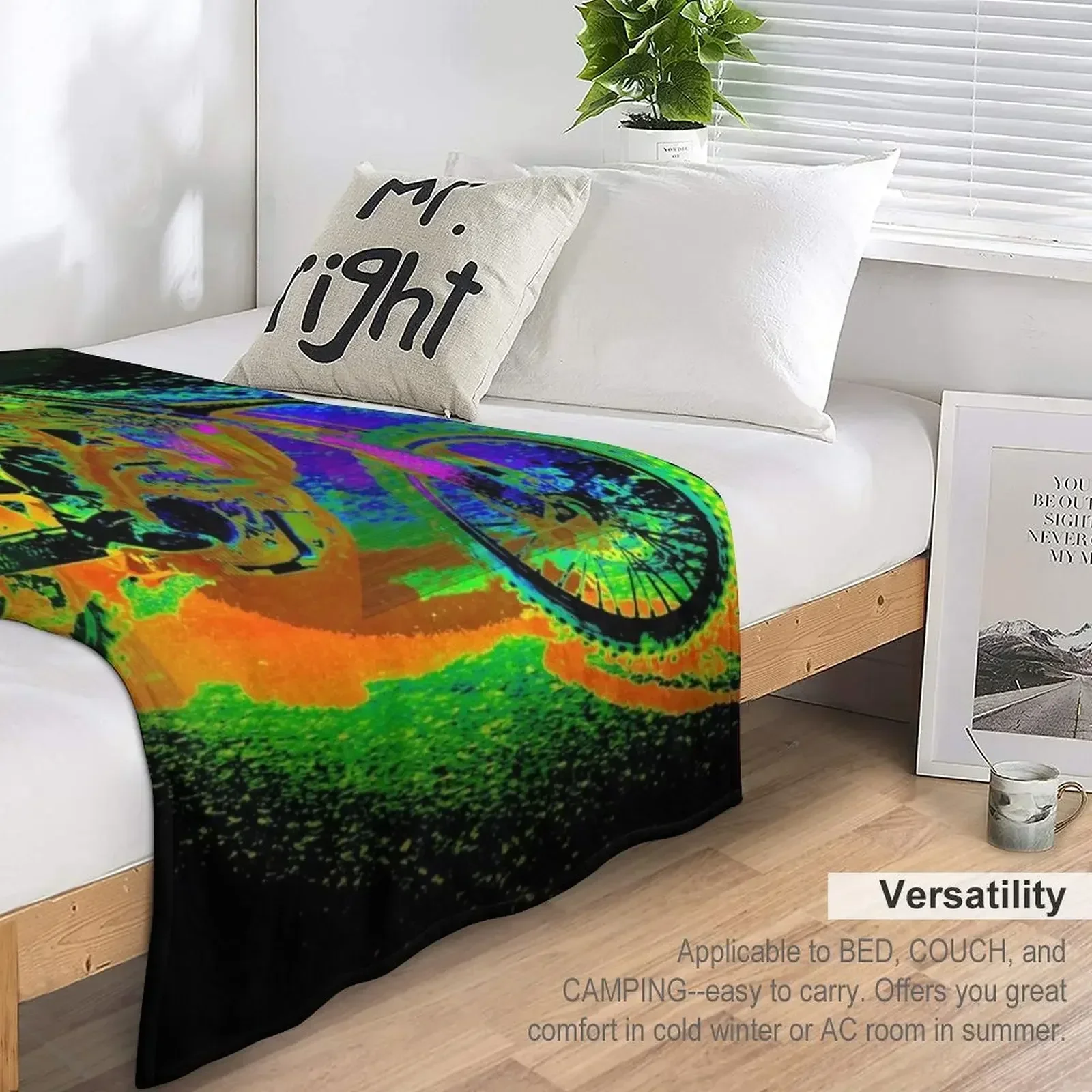 НАТУРАЛЬНАЯ АМЕРИКАНСКАЯ СТАРАЯ БЛАНКЕТ на 130 ГОДА - 2021 ЦВЕТРИЗОВАННАЯ Плед с