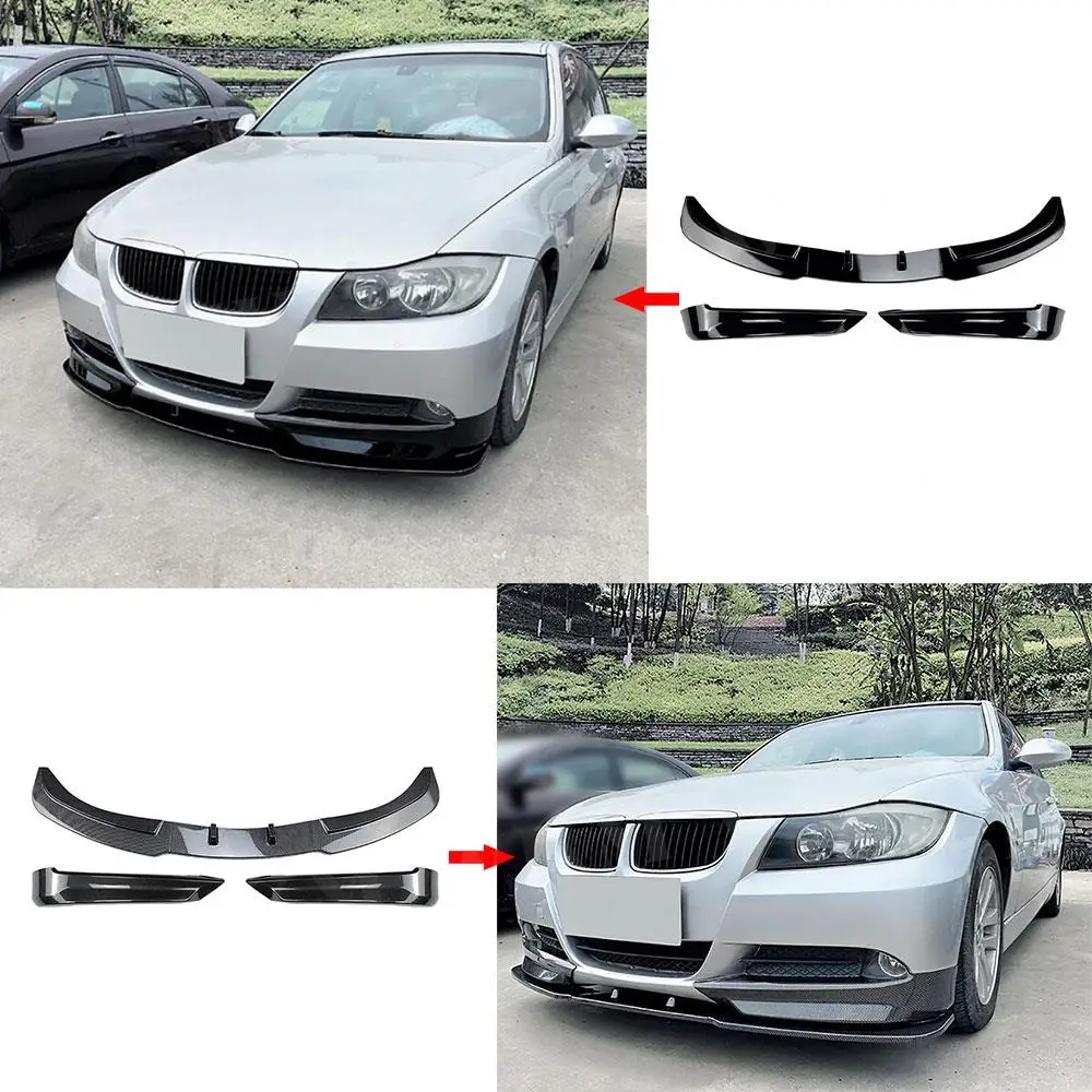 1 комплект передний бампер разделитель губ диффузор защитная крышка для BMW 3 серии