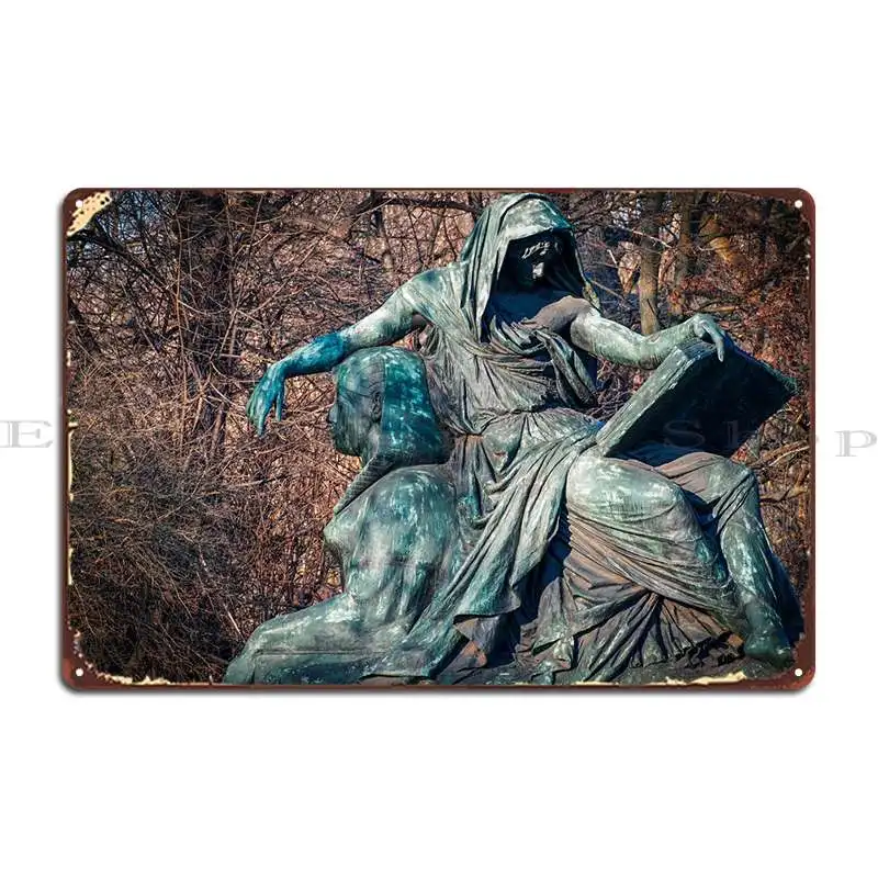 

Бронзовый металлический знак для скульптуры, дизайнерский Печатный дизайн, оловянный плакат для гаражной пещеры