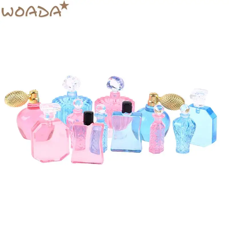 

1:12 Scale Perfume Miniature Furniture Fabric Model Mini Dollhouse Furniture Doll Bedroom Bath Dolls House 6pcs/set