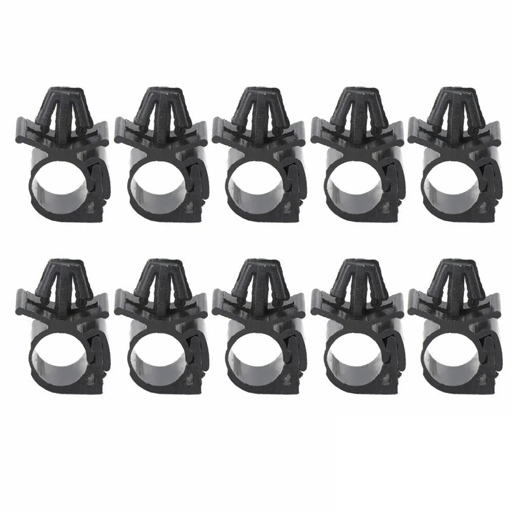 

Auto Parts Wiring Fasteners Car Accessories Dustproof Waterproof 10Pcs 11mm/0.43inch Black Brand New Good Effect