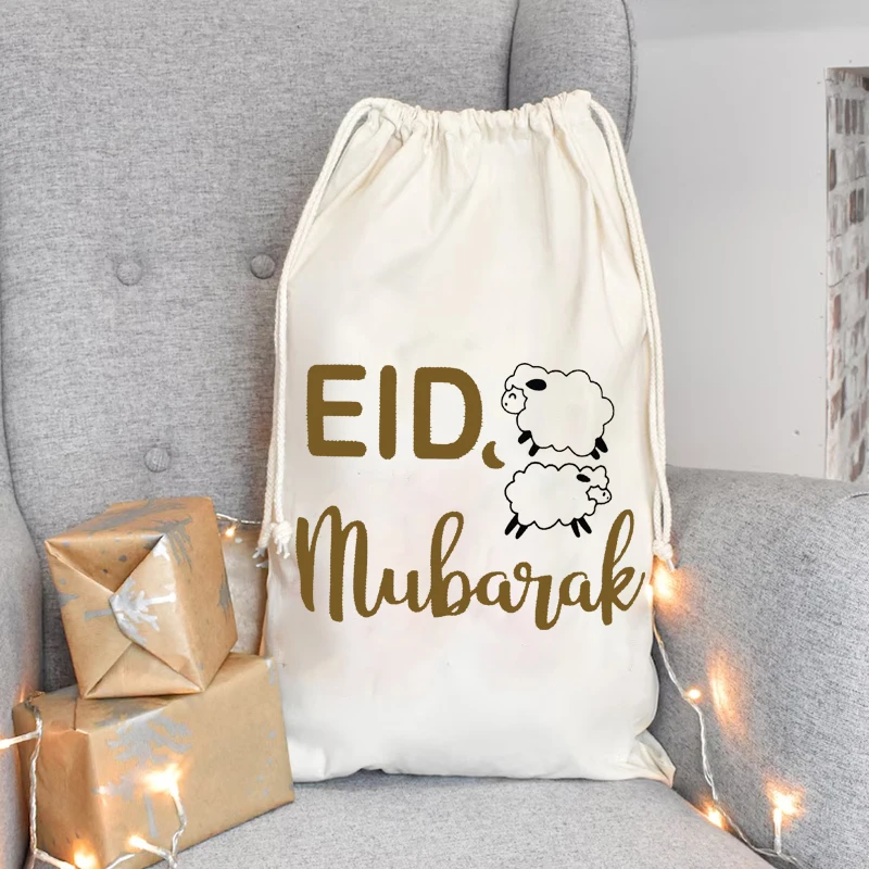 

sheep Eid Mubarak sack kid boy girl candy gift bags Muslim Islamic Ramadan Kareem Iftar Eid Al-Adha Al Adha festival decor favor