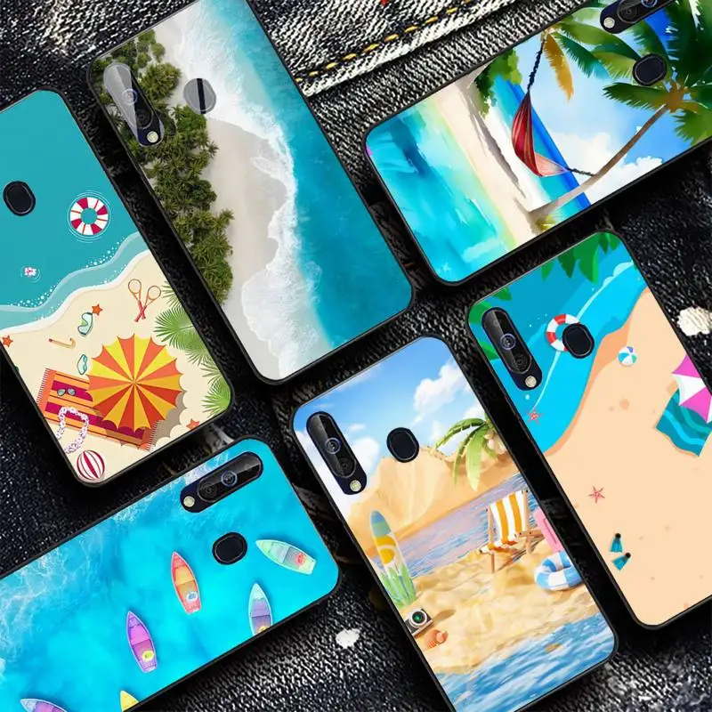 

summer Beach Phone Case for Samsung Galaxy A 51 30s a71 Soft Silicone Cover for A21s A70 10 A30