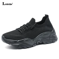fashion non slip running shoe women breathable durable lace up outdoor jogging sport shoe comfortable casual sneaker footwear