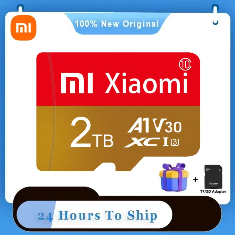 Xiaomi 2TB SD-карта 128 ГБ на 2 ТБ U3 Micro TF 1 V30 4K Full HD Карта памяти 512 256 для