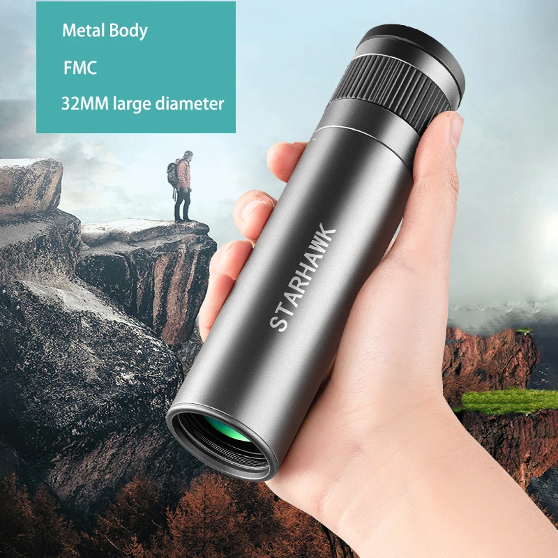 

HD High Magnification Monocular Telescope Waterproof Portable Military Zooming Clear View 7x32 Scope For Travel Hunting