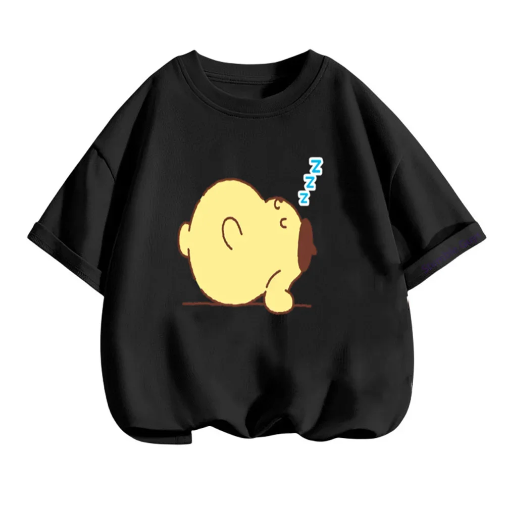 Детская летняя футбольная футболка с помпонами в стиле аниме топ Purelin короткими