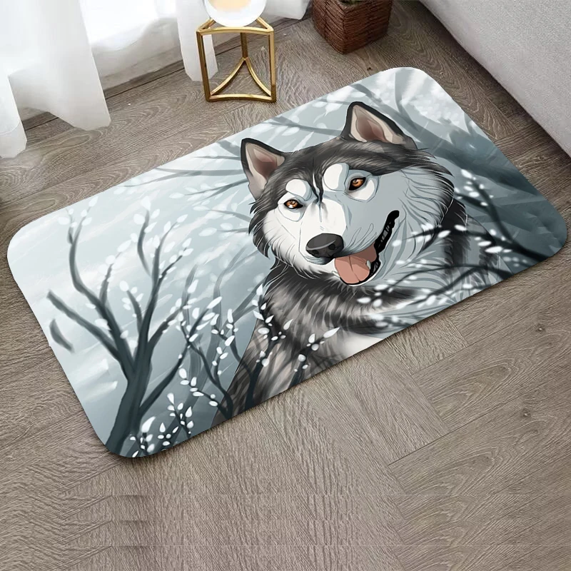 

Rug Corgi Bathroom Mat Bathroom Floor Mats Non-slip Kitchen Mat Kids Carpet Carpet Living Room Home Decoration Foot Bath Door