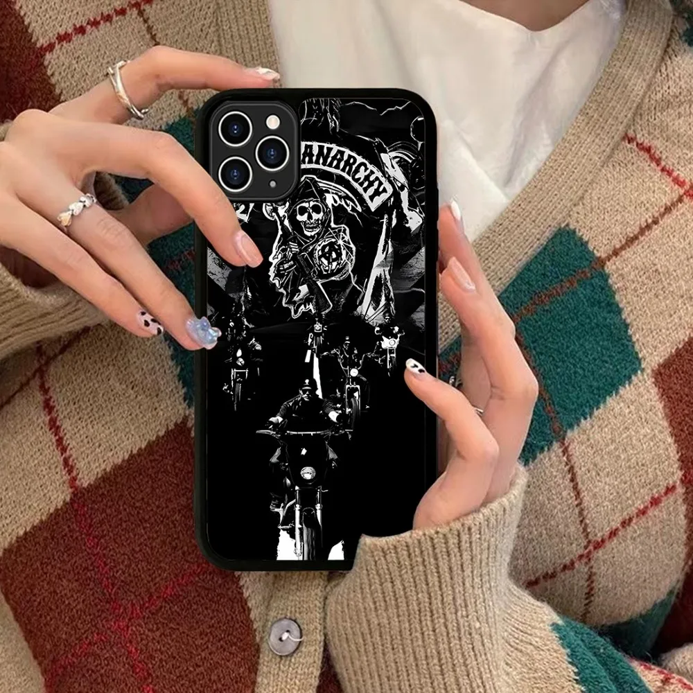 Чехол для телефона Sons Of Anarchy TV силиконовый чехол из ПК + ТПУ IPhone 11 12 13 14 15 16 Plus Pro Max