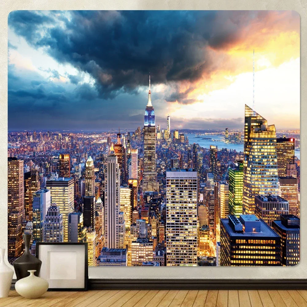 Фон с изображением Биг-Бен и города для украшения дома