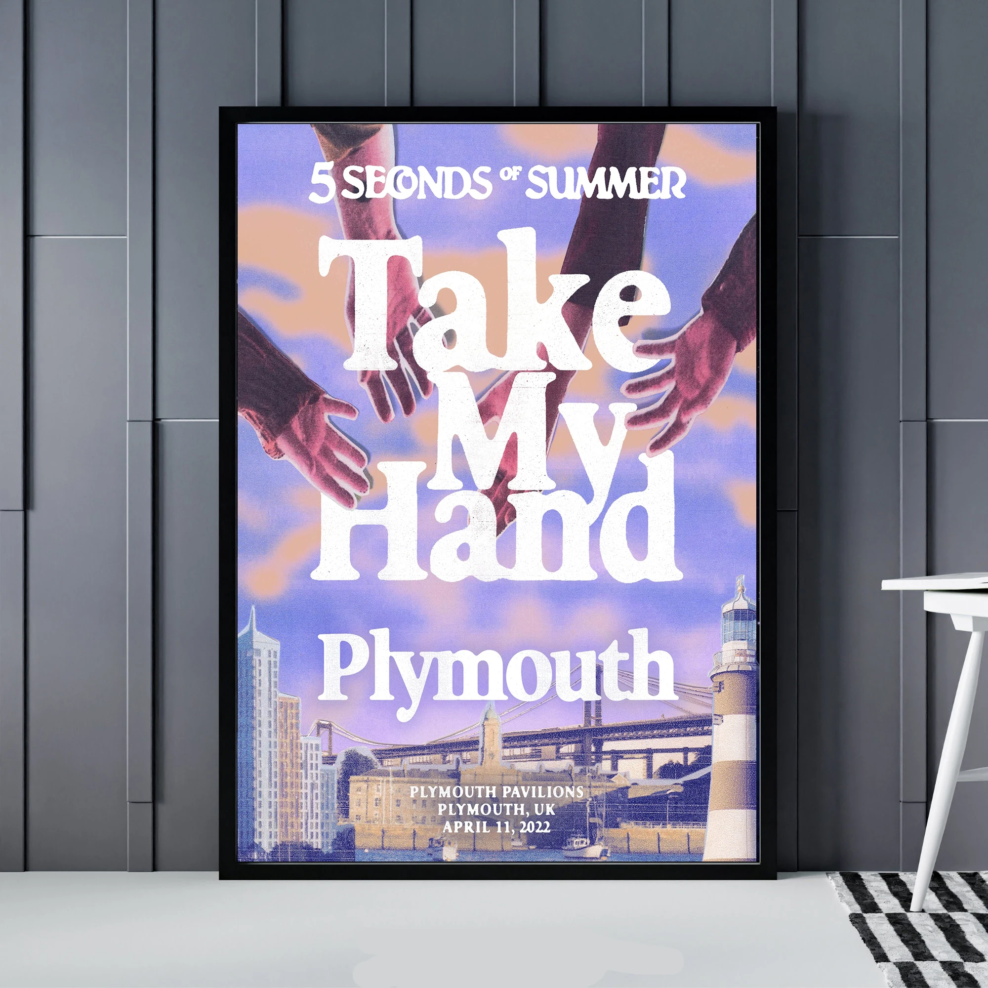 Поп-браслет в скандинавском стиле 5SOS 2022 постеры музыкальный альбом рок Картина