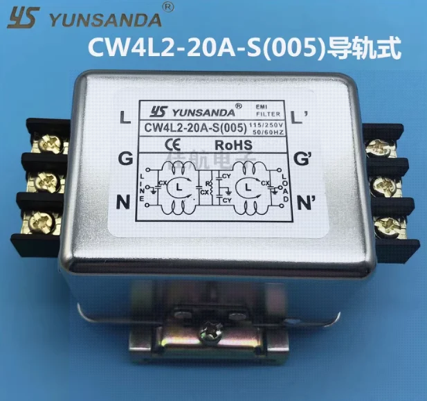 1 шт. CW4L2-3A-S(005) CW4L2-6A-S(005) CW4L2-10A-S (005) CW4L2-20A-S(005) CW4L2-30A-S(005) клемма двойного фильтра