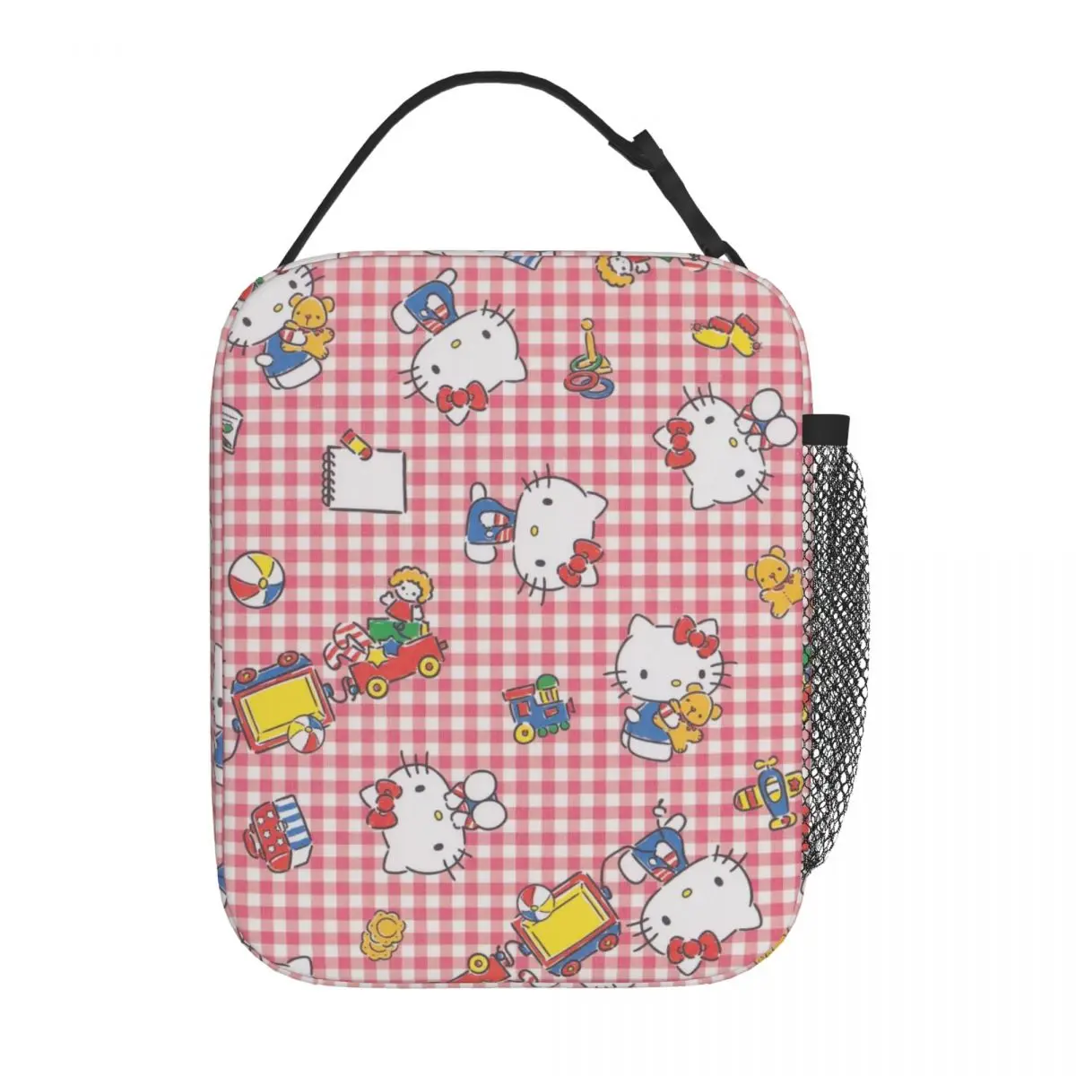 Kuromi Hello Kitty izolowane torby na lunch o dużej pojemności pojemnik posiłek torba termiczna Tote pudełko drugie śniadanie biuro zewnątrz