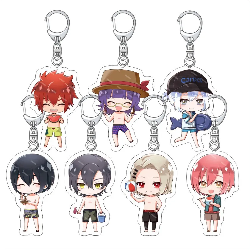 Брелок для ключей Game JACK JEANNE 6 см Hidsaka Neji Kuroemon Mutsuke милый акриловый брелок кулон