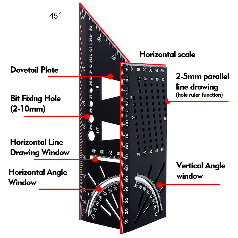 Рисунок 3 - Многофункциональная угловая линейка