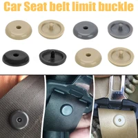 10 pcs seat belt buckle stopper car safety belt plastic button seatbelt spacing limit stop black button car accessories