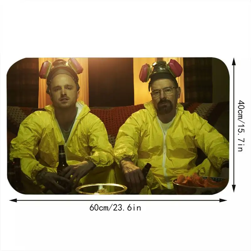 Напольный коврик с рисунком во все тяжкие для ванной кухни Входные Коврики