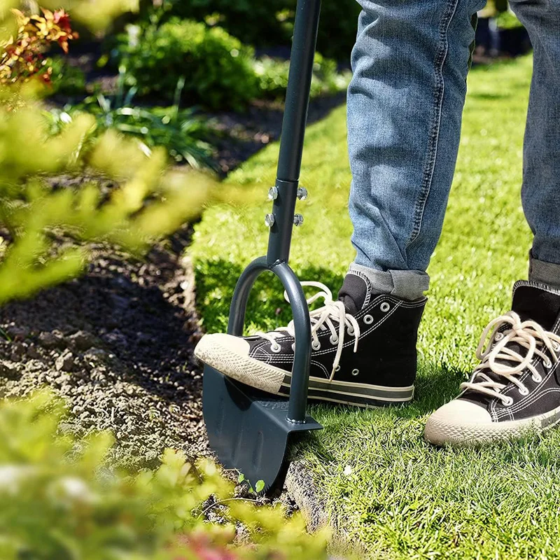 Ручная Лопата для стрижки Луны с ручкой машина зубчатый резец инструмент лужайки
