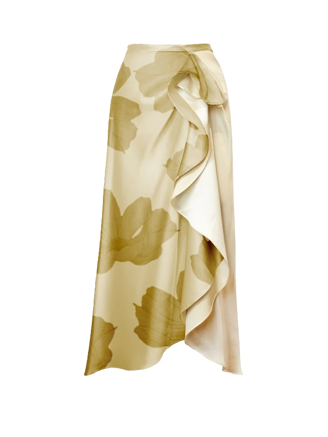 Flower Print Ruffle Lace Up  Beachwear for Girl 2023 Summer Women's Swimwear One-Piece Swimsuit and Cover-up Bathing Suits