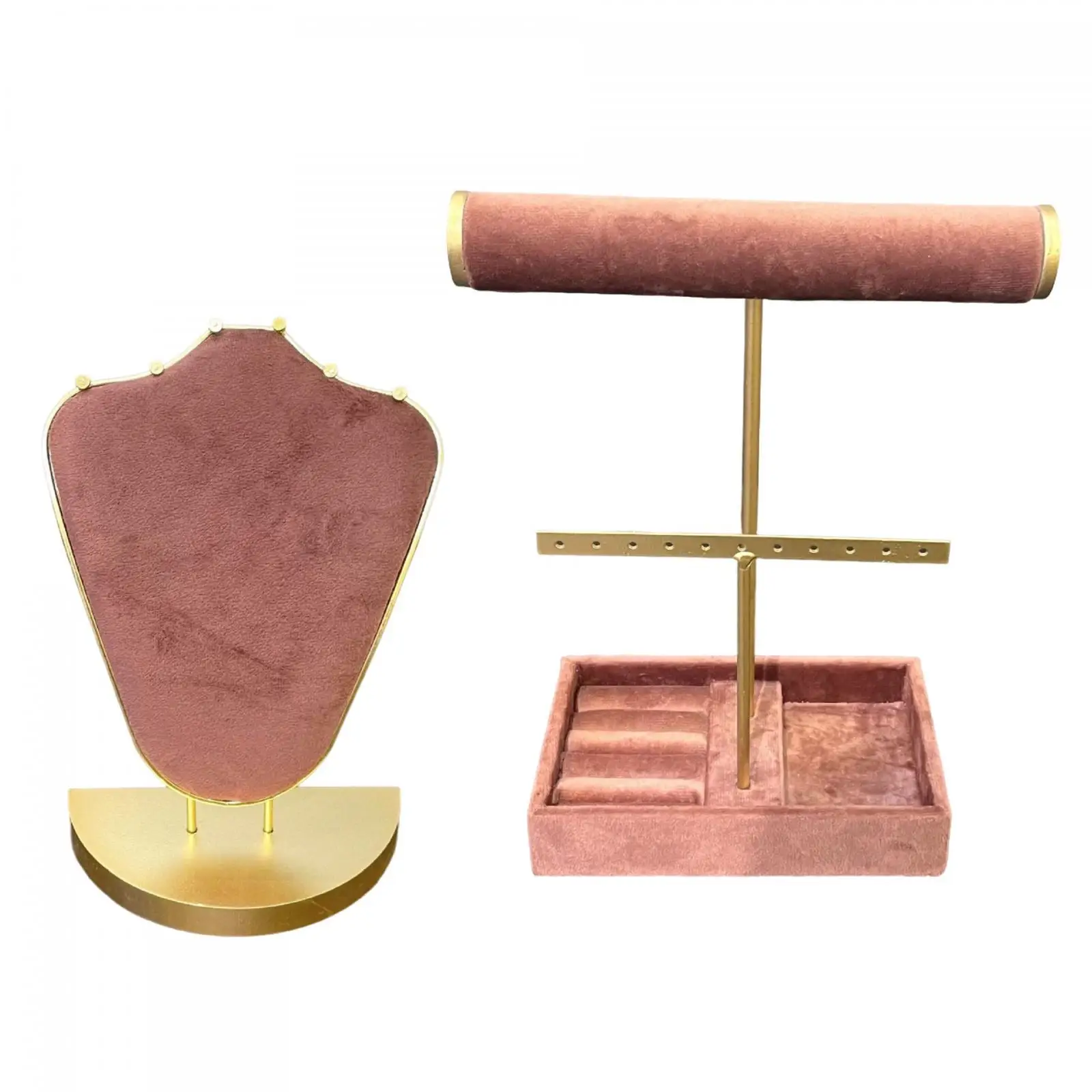 

Gold Jewelry Display Holder Show Rack Large Capacity Gift Holder Girls