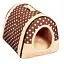 

dog house cat bed basket removable cushion animal sleeping
