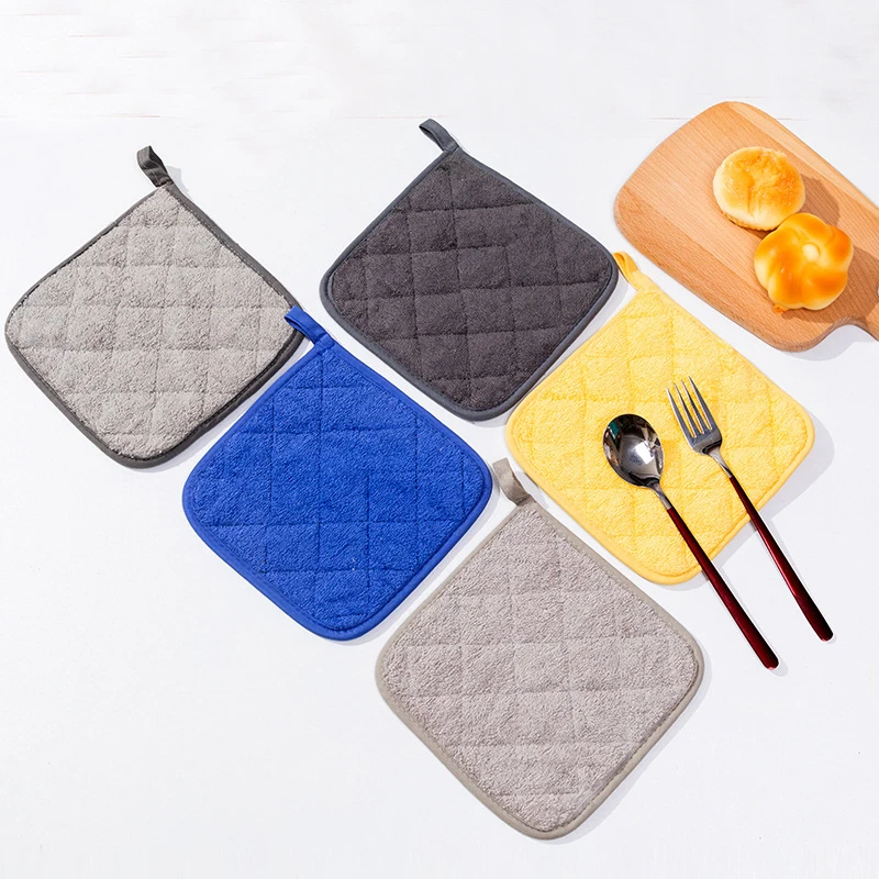 Термостойкие держатели для кастрюль и полотенец хлопковый нескользящий коврик