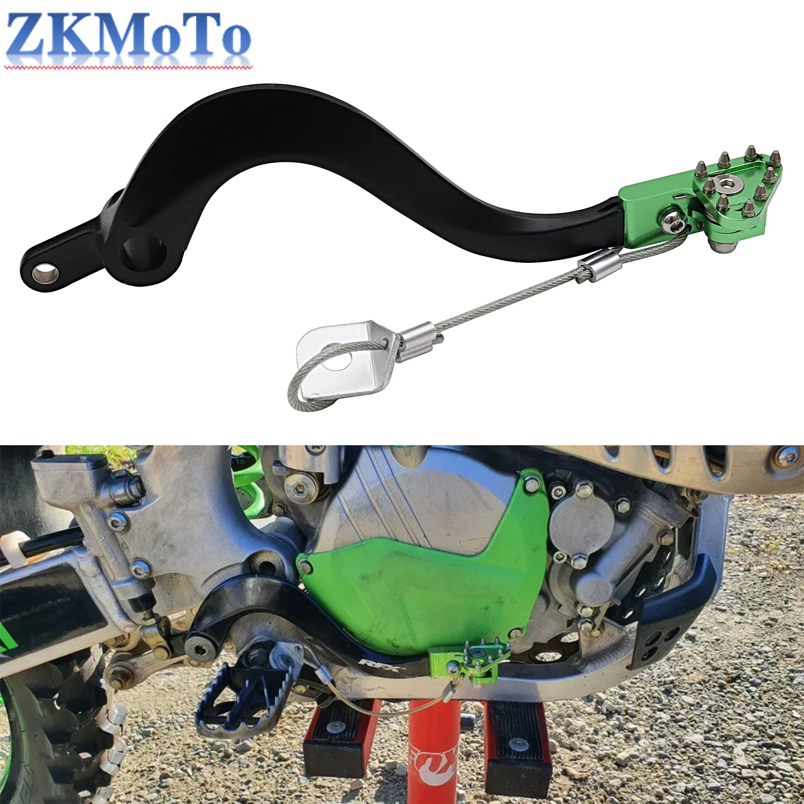 

Задняя педаль тормоза для мотоцикла KAWASAKI KX250 KX450 KX250F KX450F KLX450R KX 250 450 250F 450F KLX 450R аксессуары