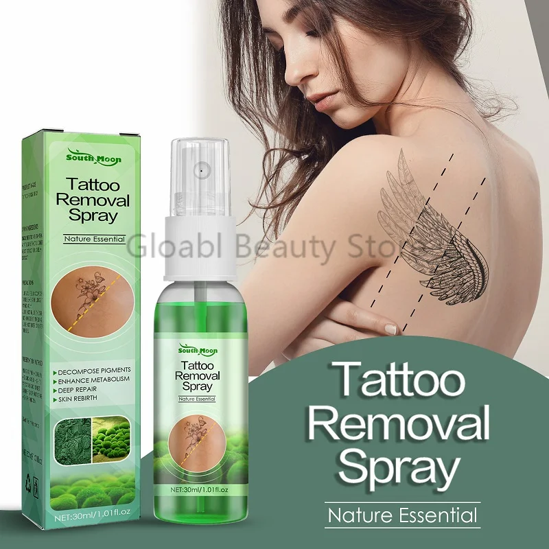Spray pour enlever les tatouages aux algues vertes  rapide  indolore  sans cicatrices  force