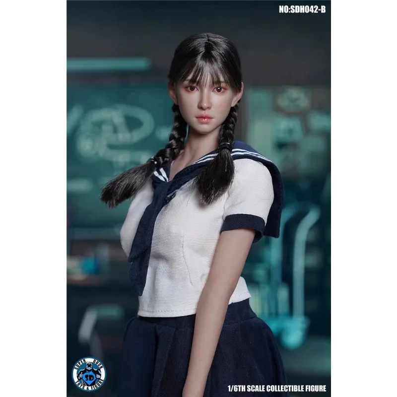 Супер утка 1/6 фигурка голова Лепка модель SDH042 азиатская Красота женская резьба