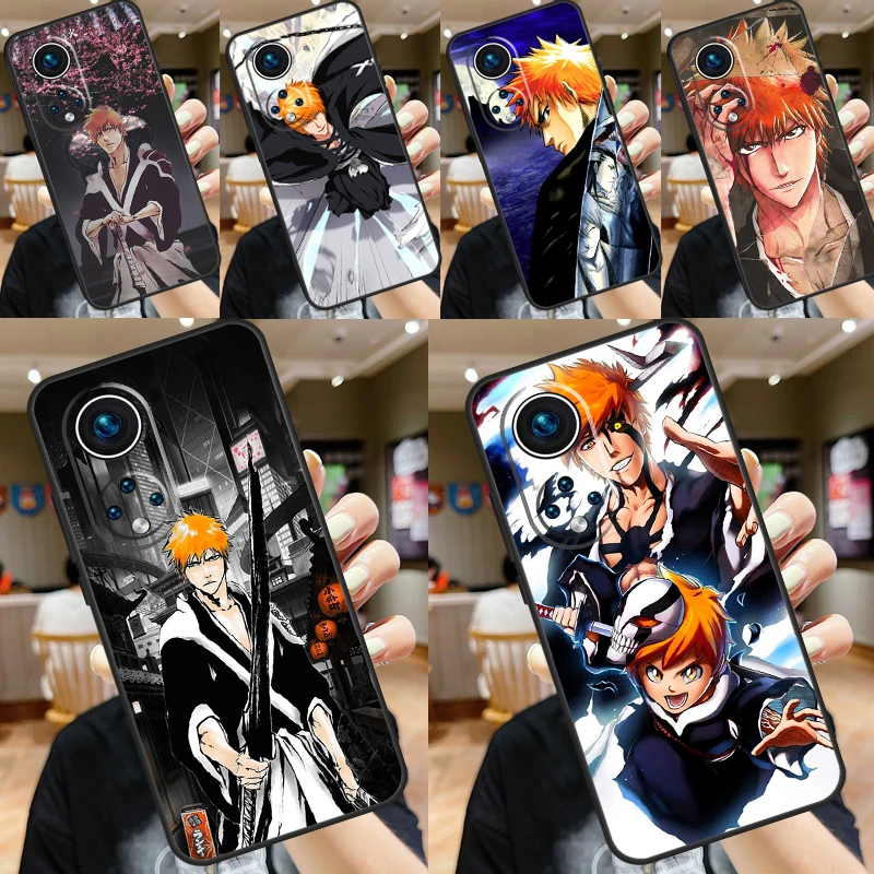 Чехол для телефона Ichigo Kurosaki Отбеливатель Аниме Huawei P30 Pro P20 P50 P40 Lite Nova 5T P Smart 2021 Honor 50