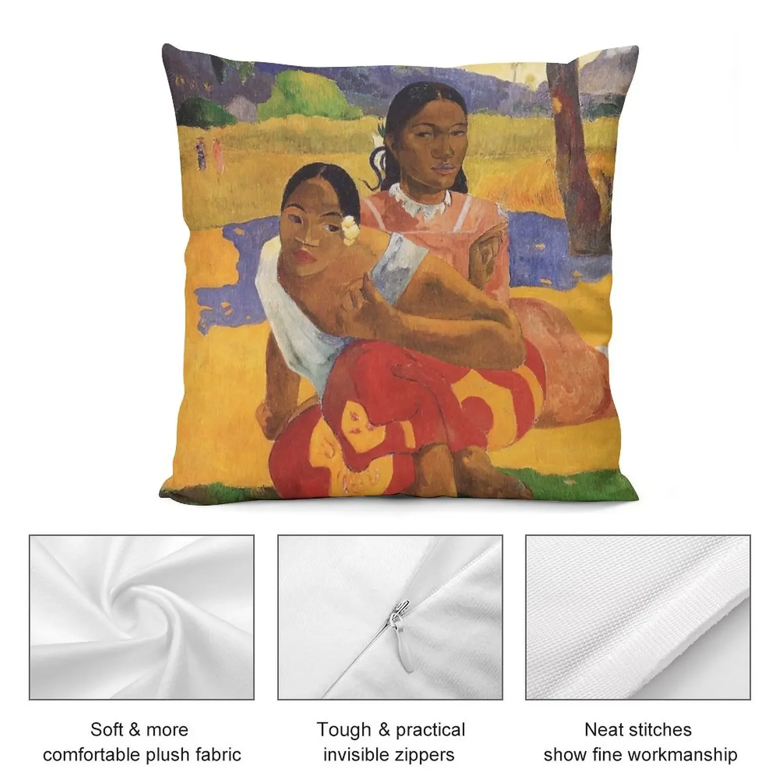 Nafea Faa Ipoipo' - Paul Gauguin Декоративная подушка Рождественские наволочки Чехлы для