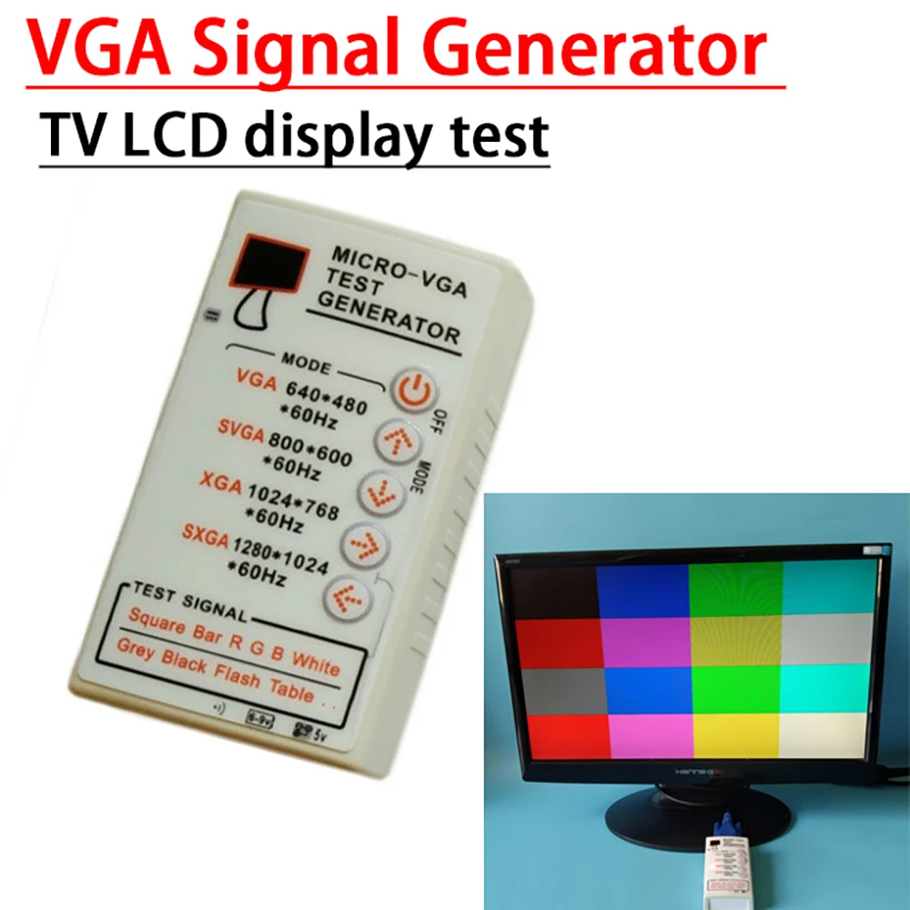 

VGA генератор для тестирования мониторов