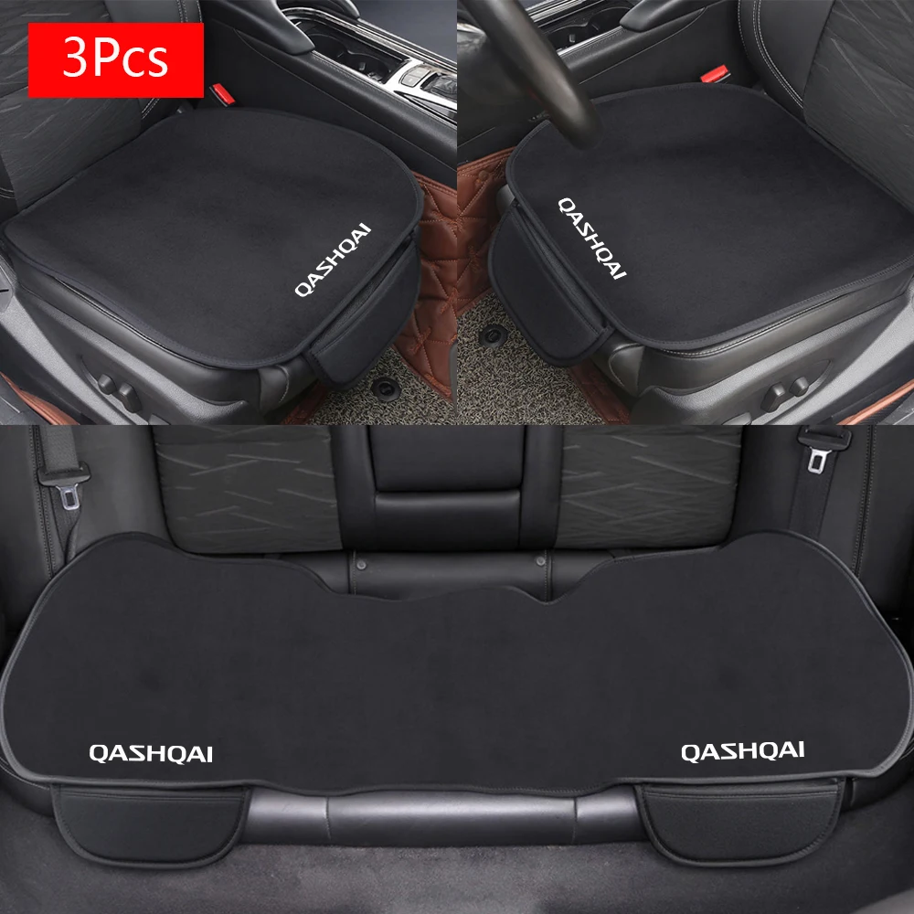 

Фланелевый чехол для переднего и заднего сиденья Nissan Nismo Qashqai J10 J11 Juke Micra X Trail Leaf Murano Pulsar Teana, 3 шт.
