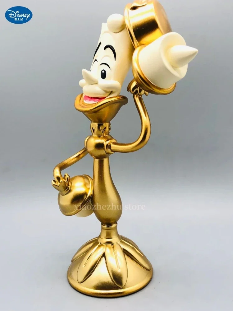 Горячая игрушка Disney Красавица и чудовище фигурки героев Cogsworth Mr Clock Lumiere свеча