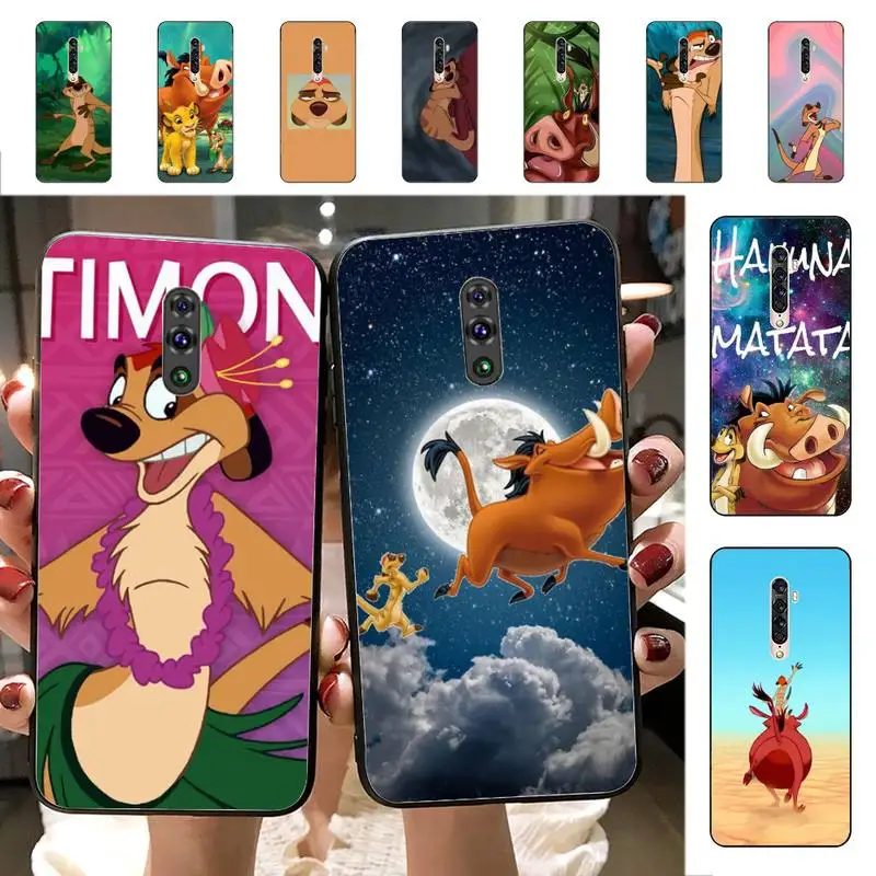 

Disney TIMON Phone Case for Vivo Y91C Y11 17 19 17 67 81 Oppo A9 2020 Realme c3
